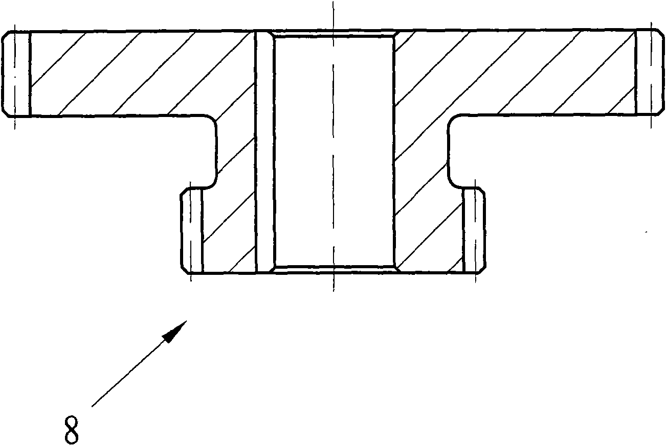 Motorcycle engine box four-hole drilling and tapping device