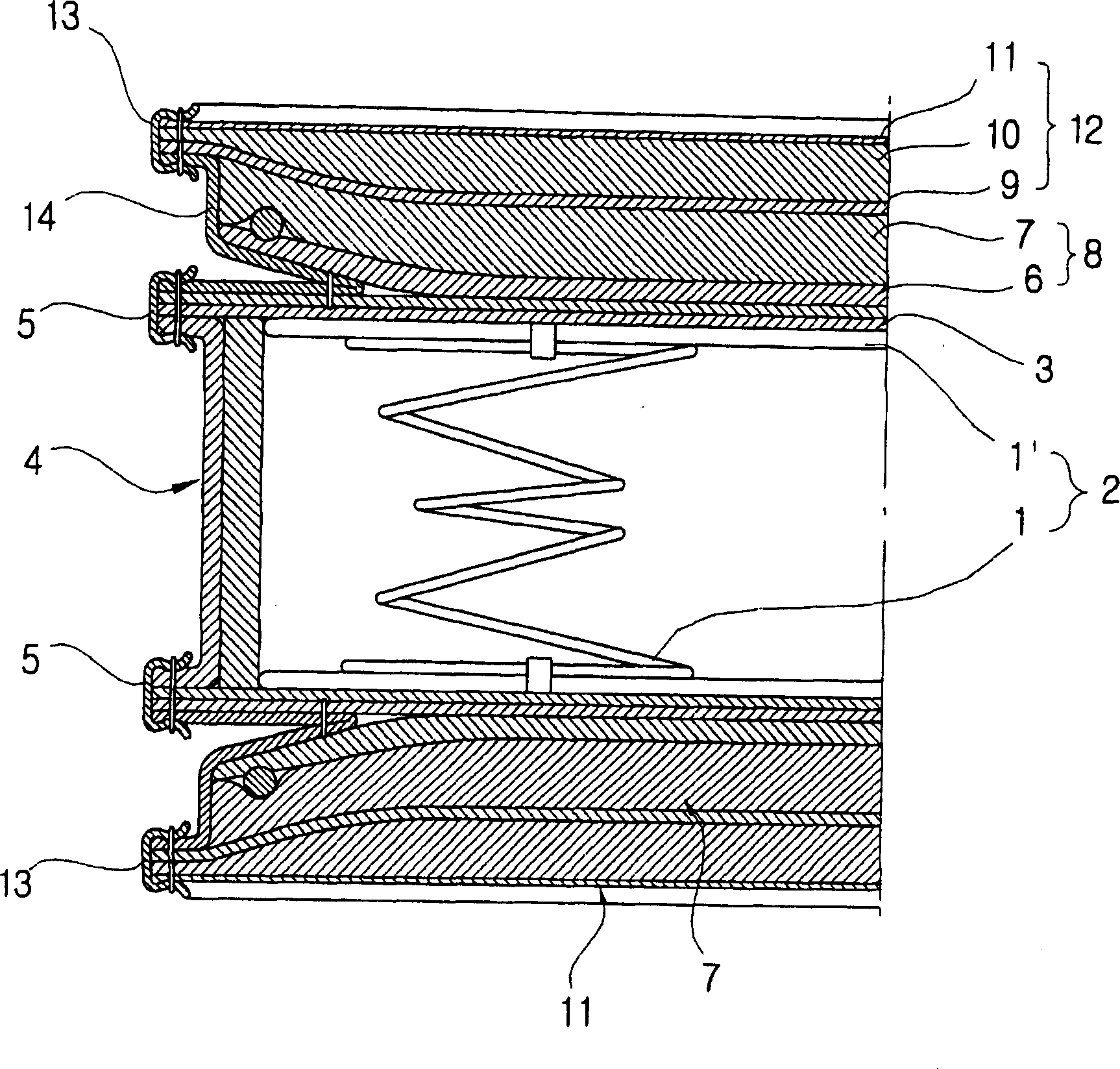 Mattress and making method