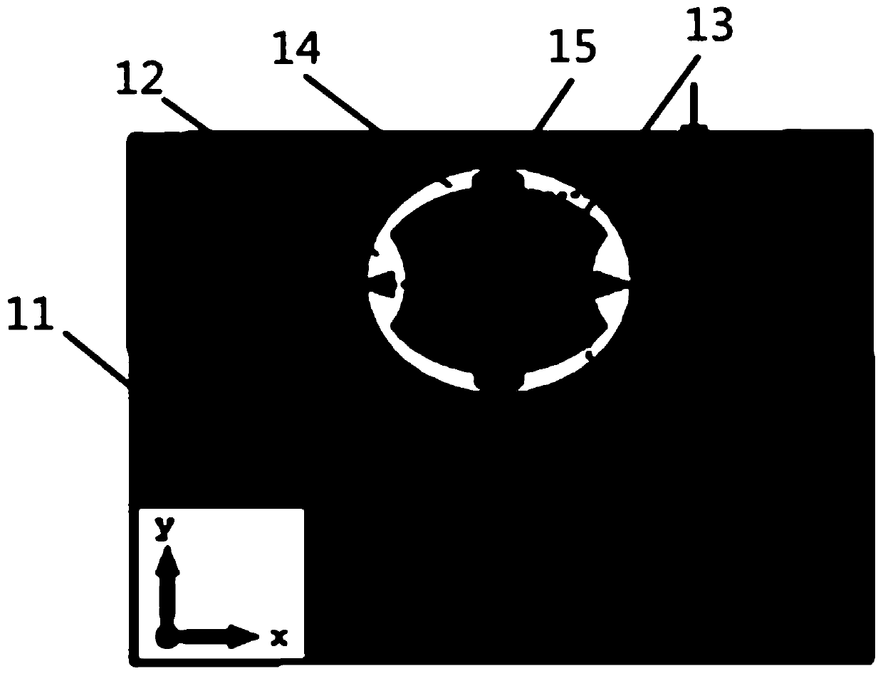 Metamaterial unit for encoding metamaterial antenna