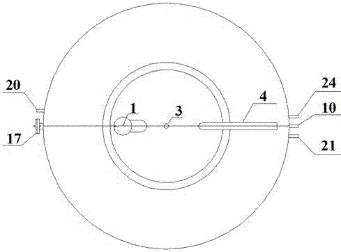 A hydrogen combustion steam activation furnace