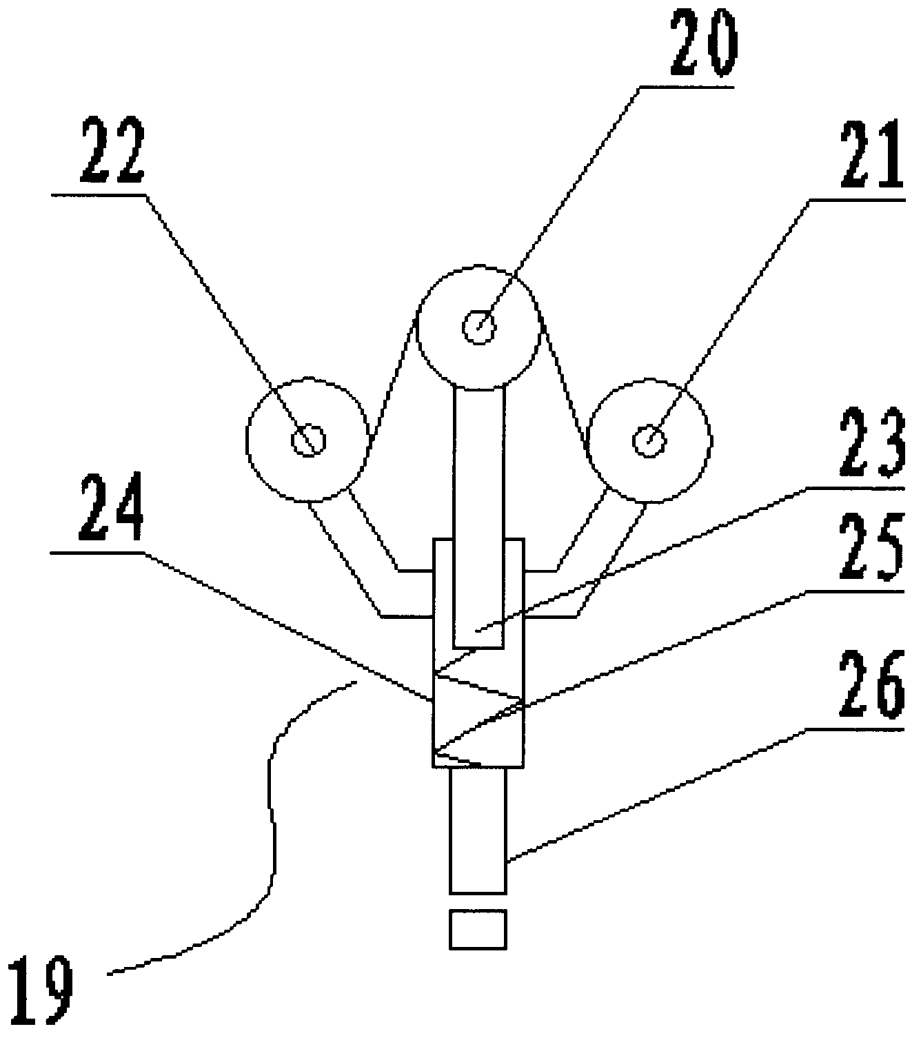 Dumet wire microwave-heating wire-passing device