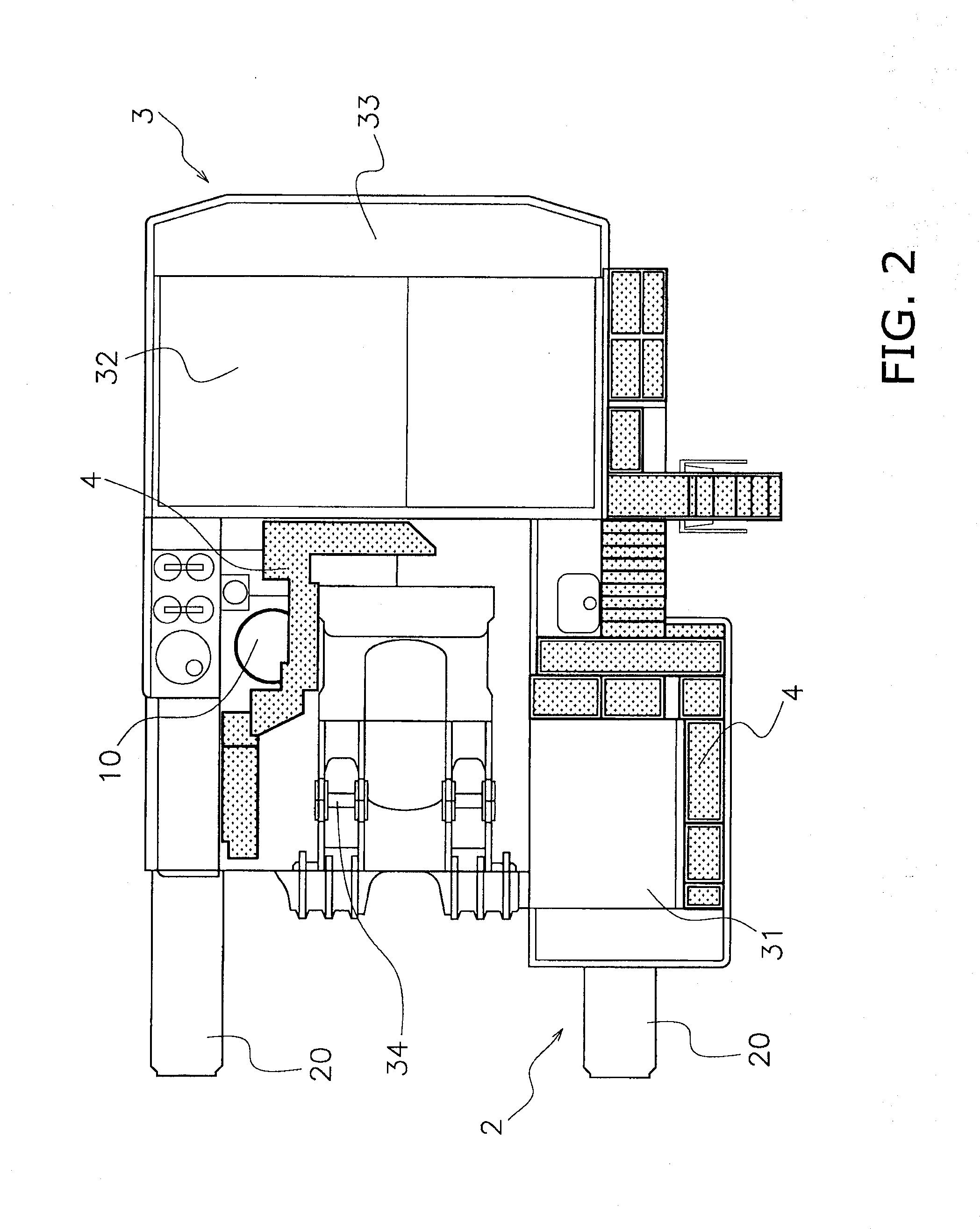 Revolving apparatus for work vehicle