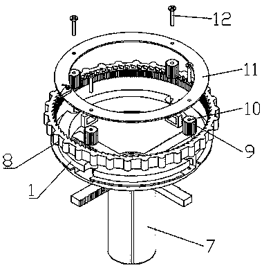 Gynecological four-claw vaginal dilator