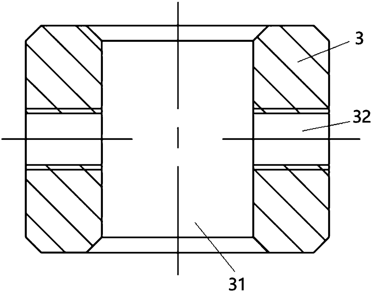 Replaceable forming mold and soldering tin sleeve forming equipment and method