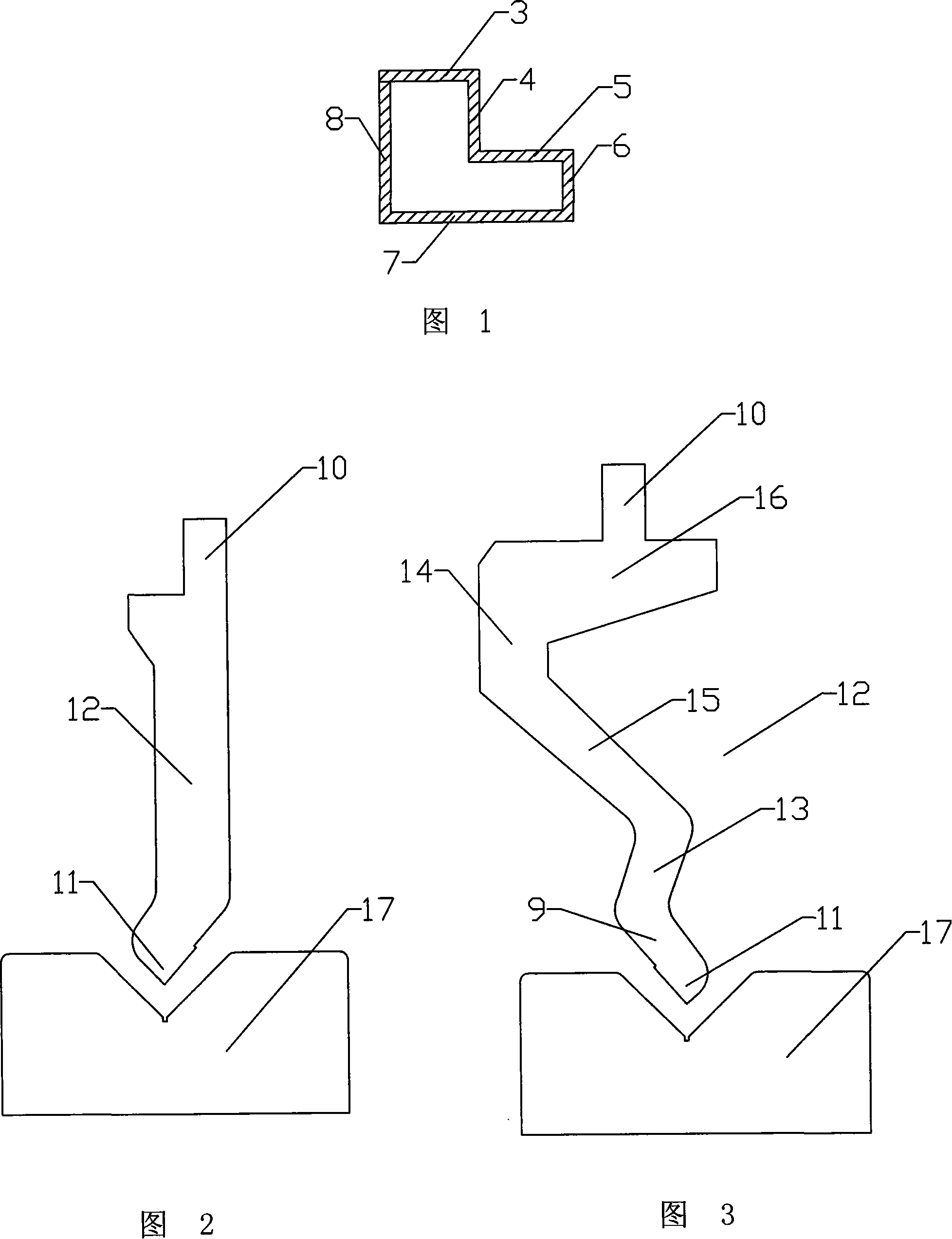 Anti-theft gate rabbet, its production method and its special mould