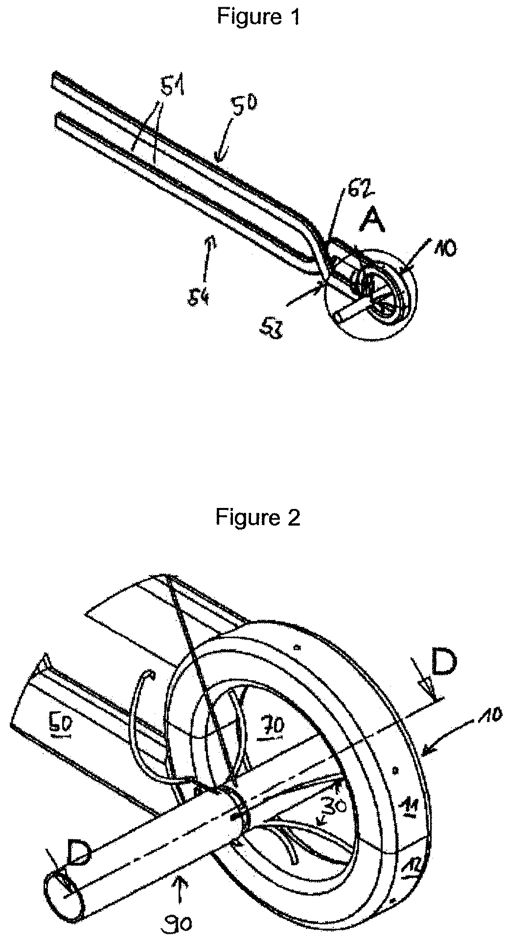 Device for communicably coupling a first and a second organ body