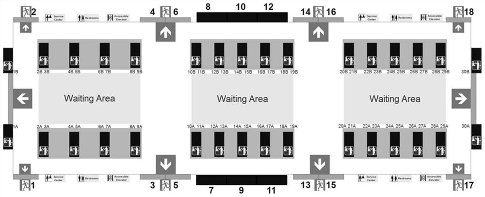 Crowd risk area dynamic calibration method and device based on internal energy and information entropy