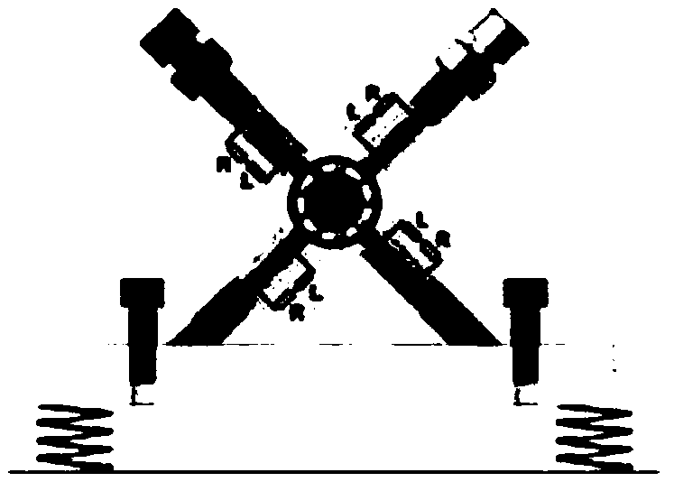 Vibration reduction ring based on annular piezoelectric stack