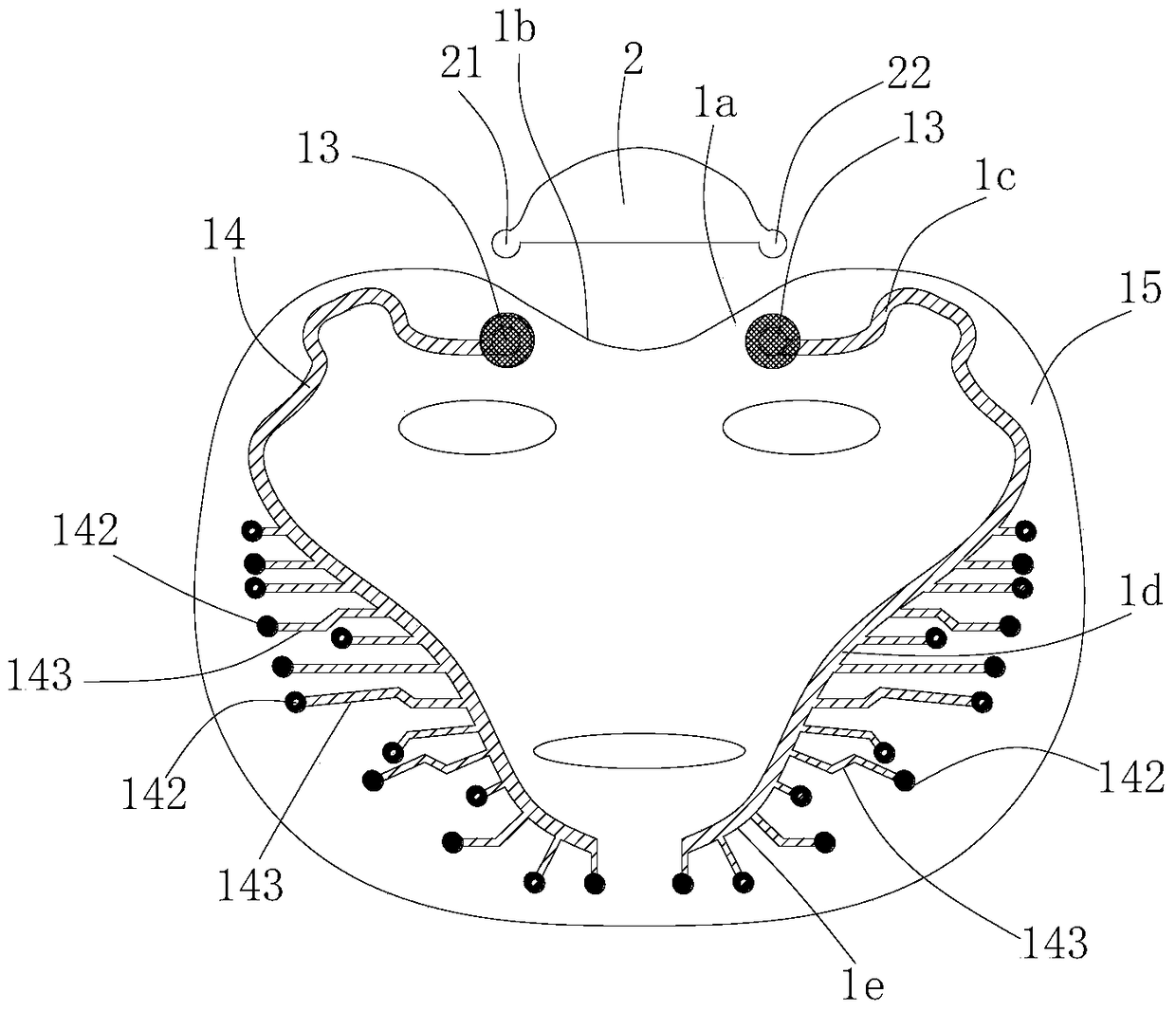 A pulse mask device