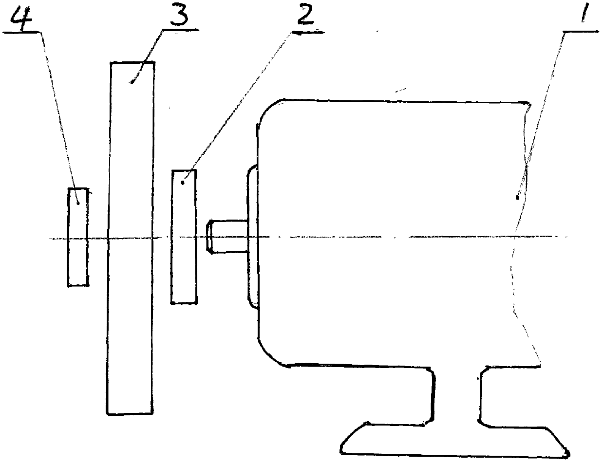 Inertial power engine with motor structure