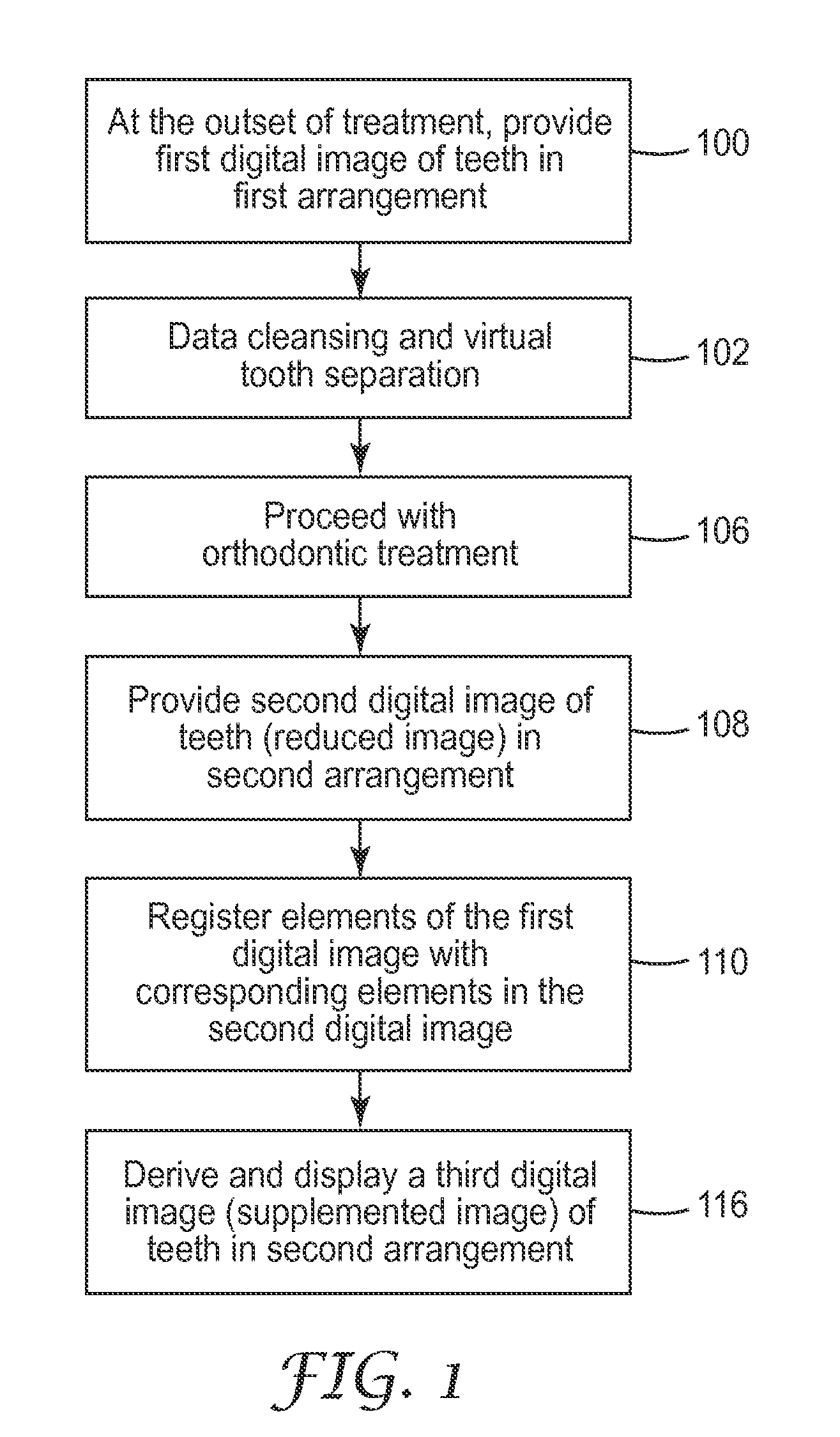 Orthodontic treatment monitoring based on reduced images