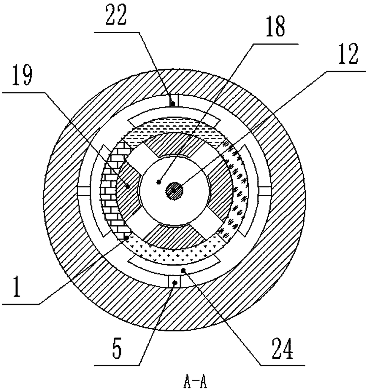 High-efficiency shock-absorbing permanent magnet motor