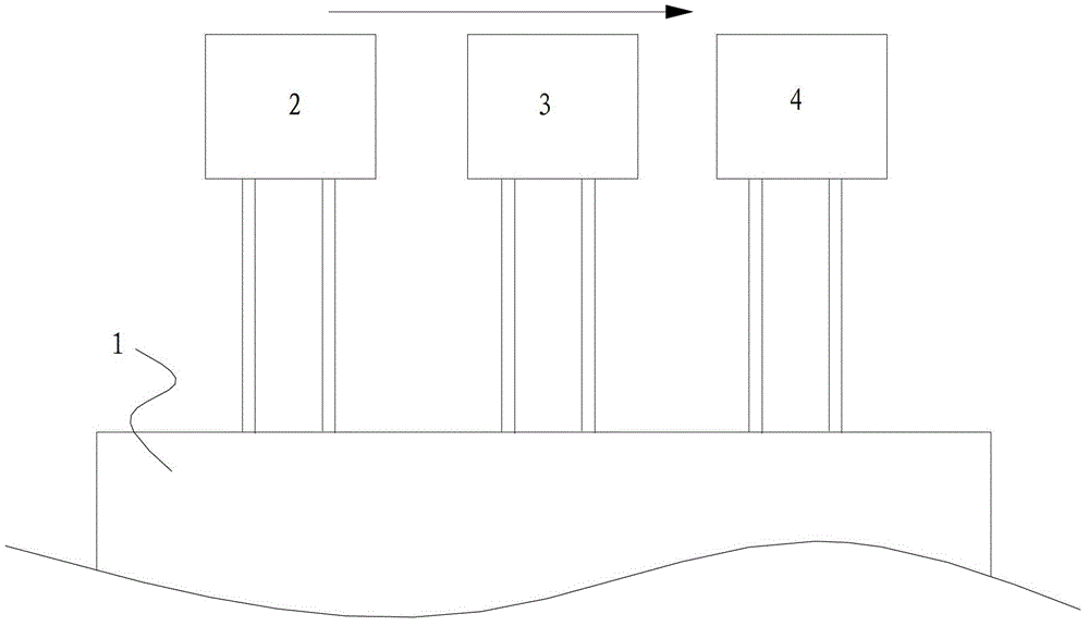 Pole ear sort-out device of storage battery pole group