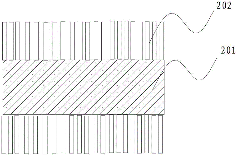 Pole ear sort-out device of storage battery pole group