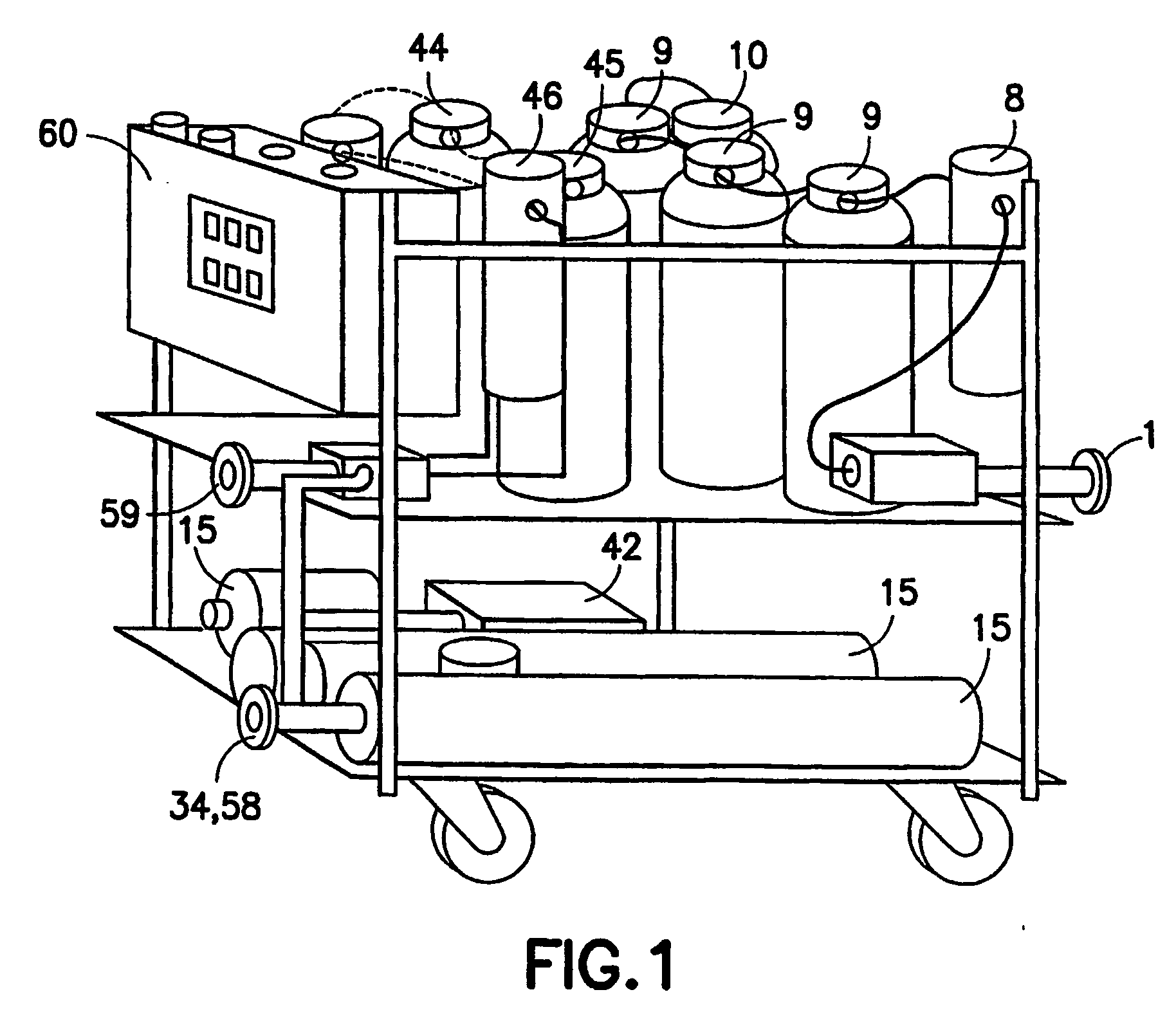 Portable compact ultra high purity water system via direct processing from city feed water