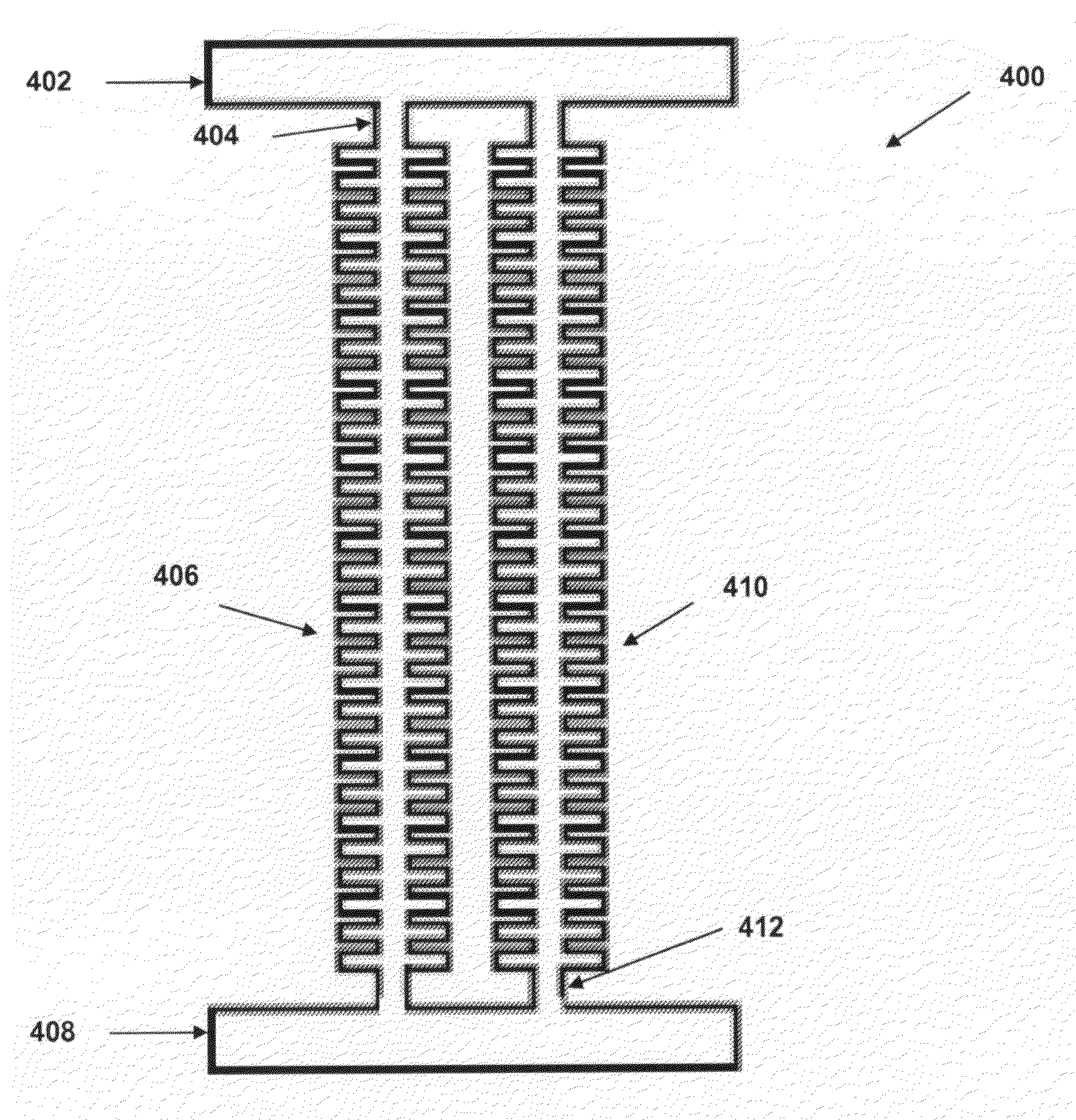 Nano electromechanical integrated-circuit filter