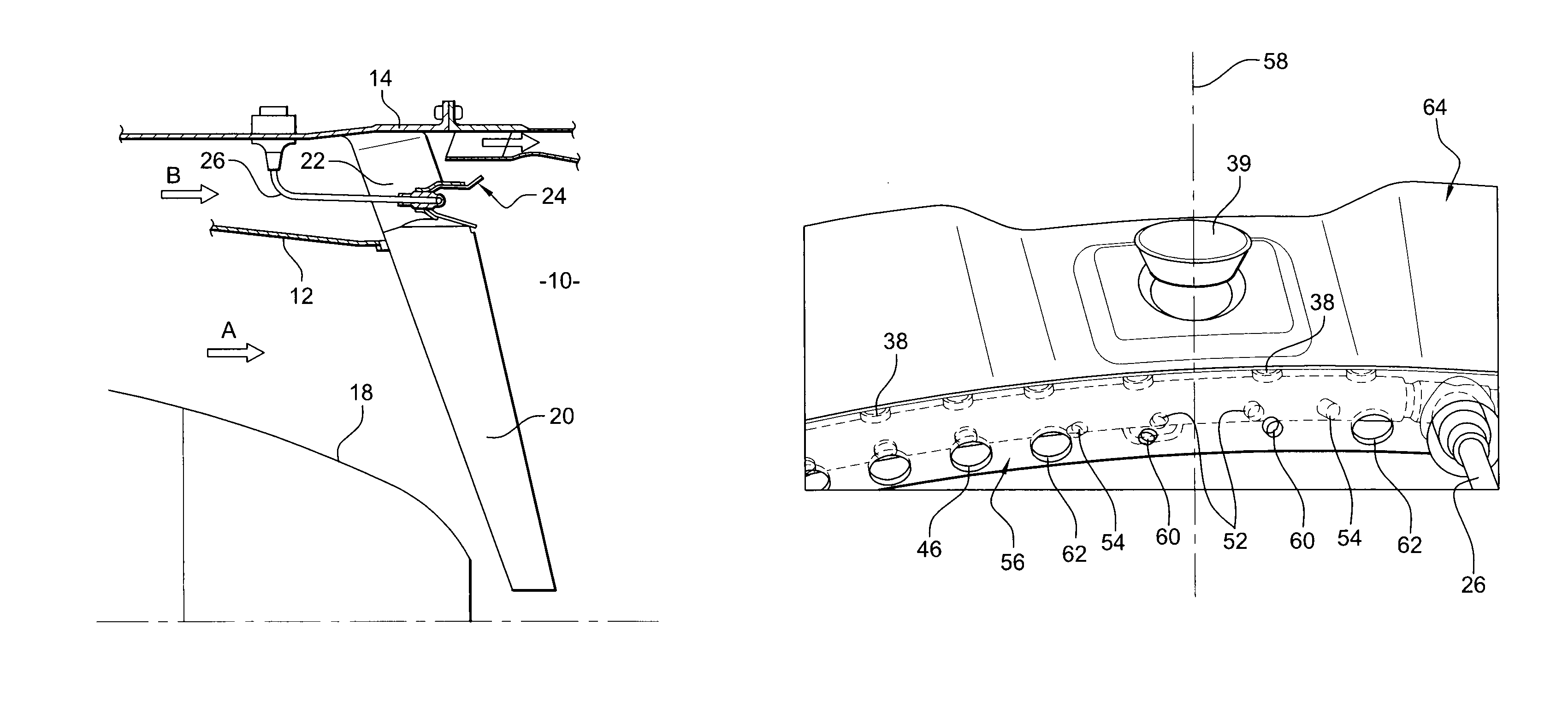 Afterburner chamber for a turbomachine