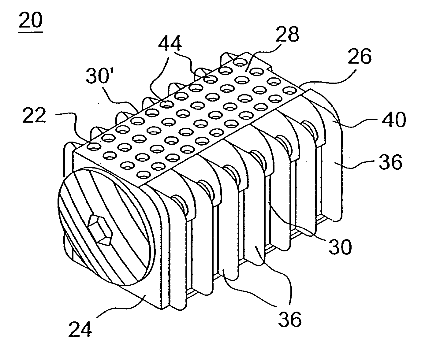 Method for inserting a fusion cage having a height substantially the same as the height between adjacent vertebral endplates