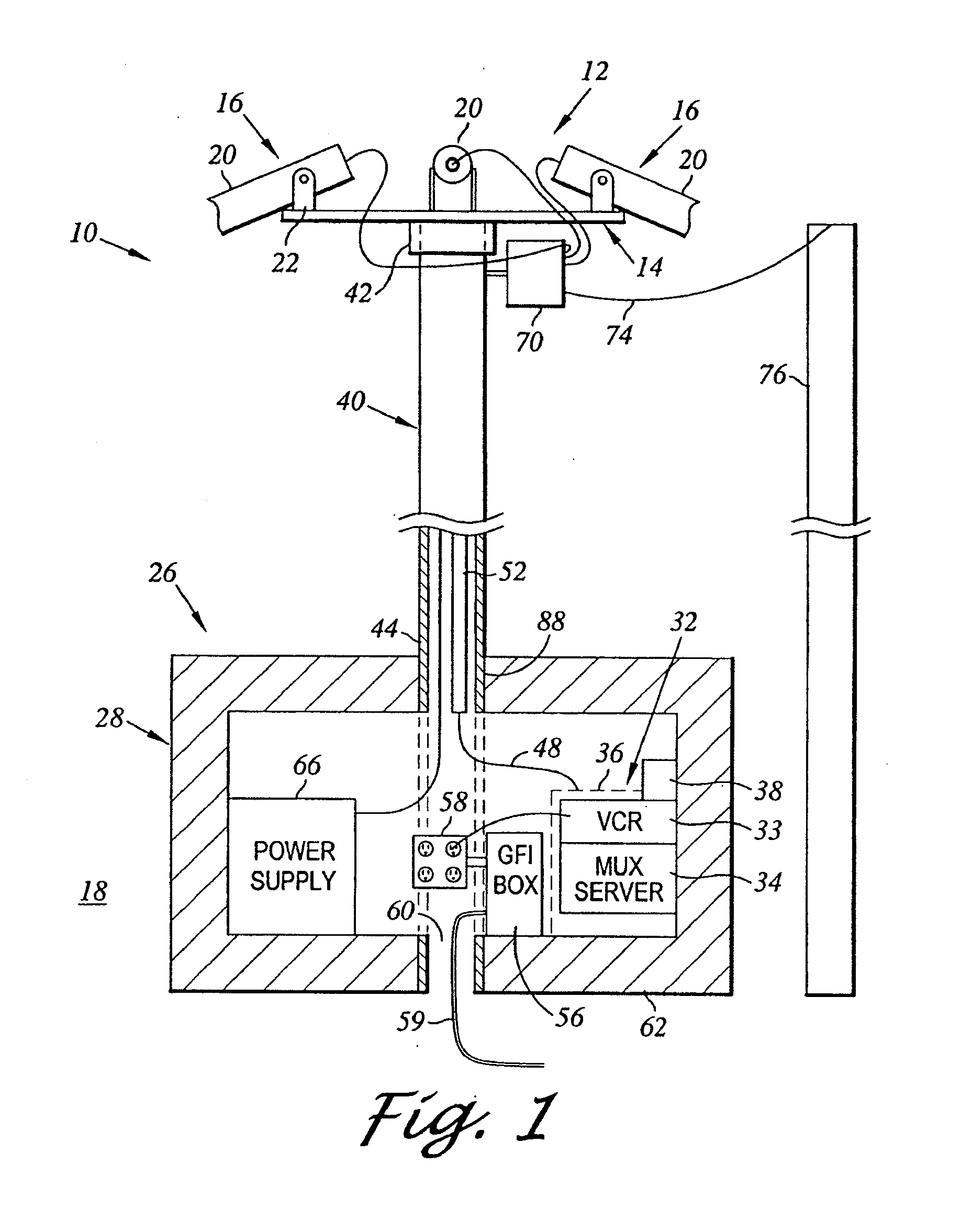 Temporary surveillance system