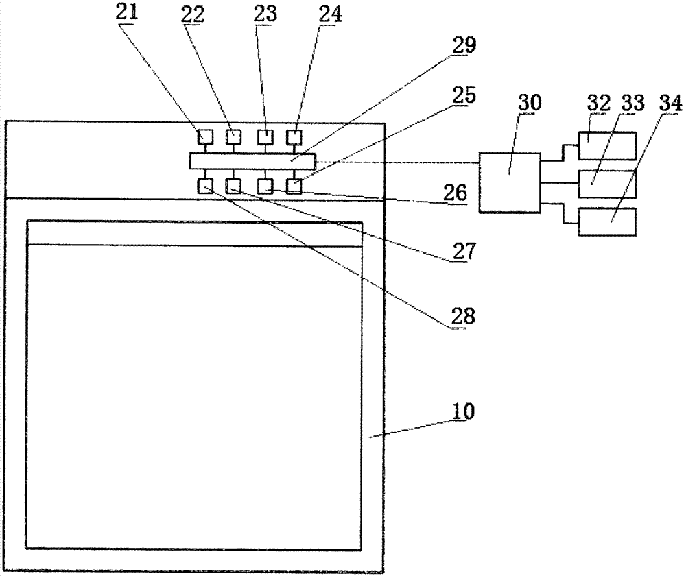 Roll-up window intelligent security and protection control system having clothes airing function