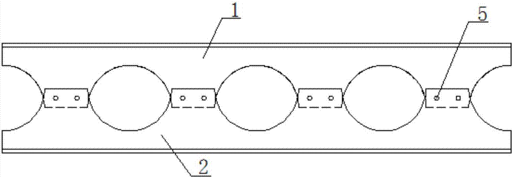 Honeycomb H-shaped steel beam connected by bolts and manufacturing method