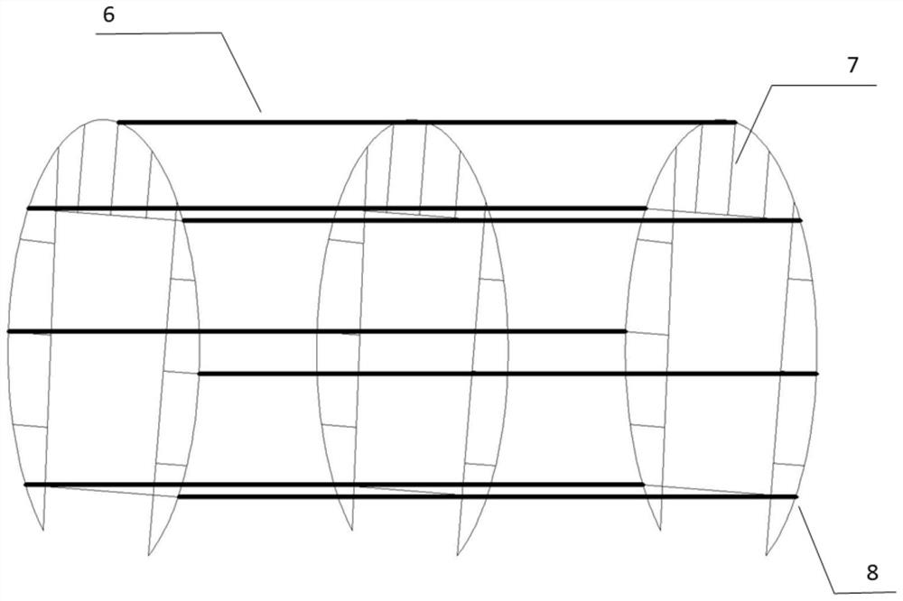 Moving device for controlling upward floating of shield tunnel and reinforcing method