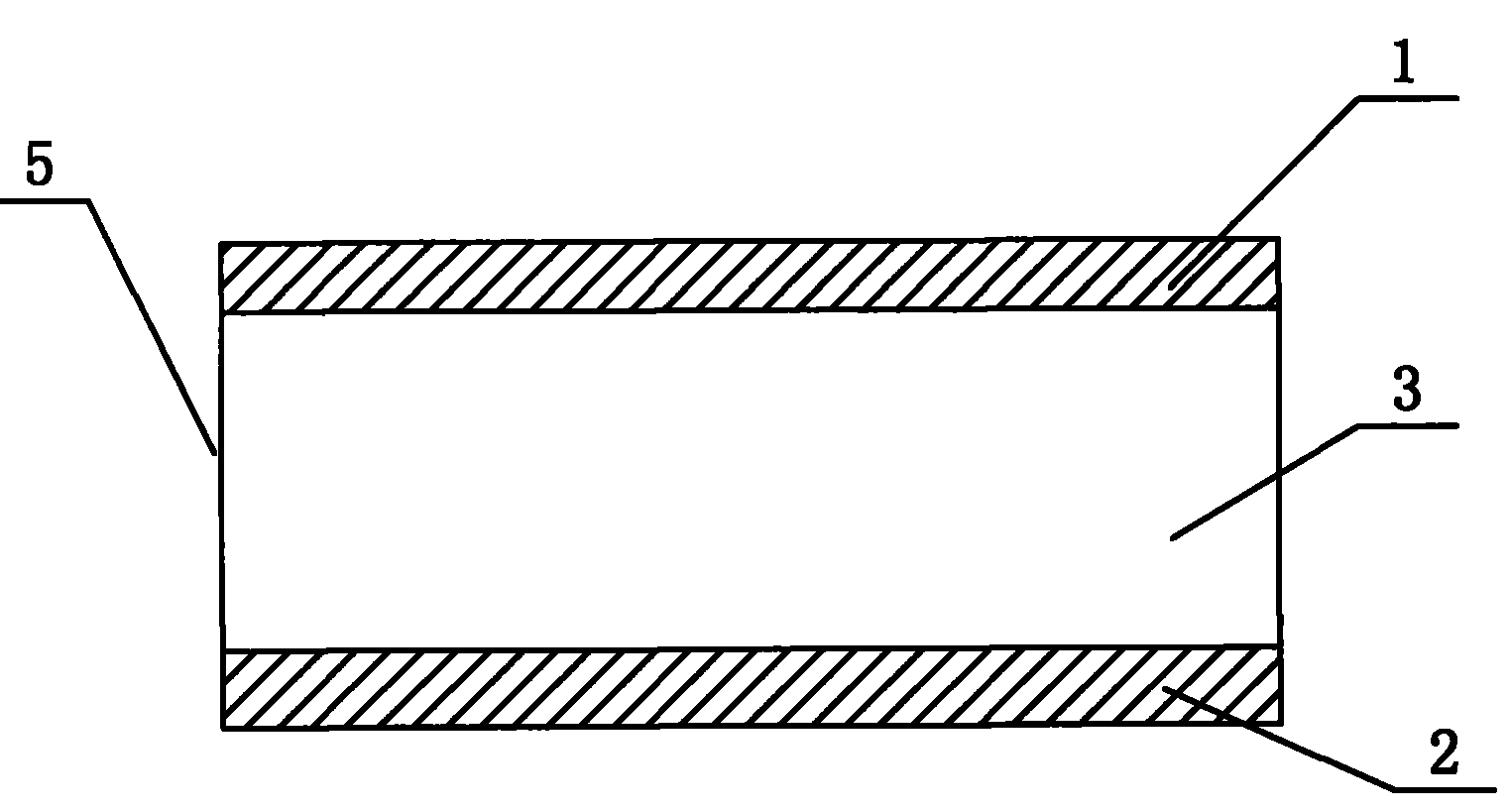 Platinum-tantalum-platinum three-layer composite screen and method for producing the same