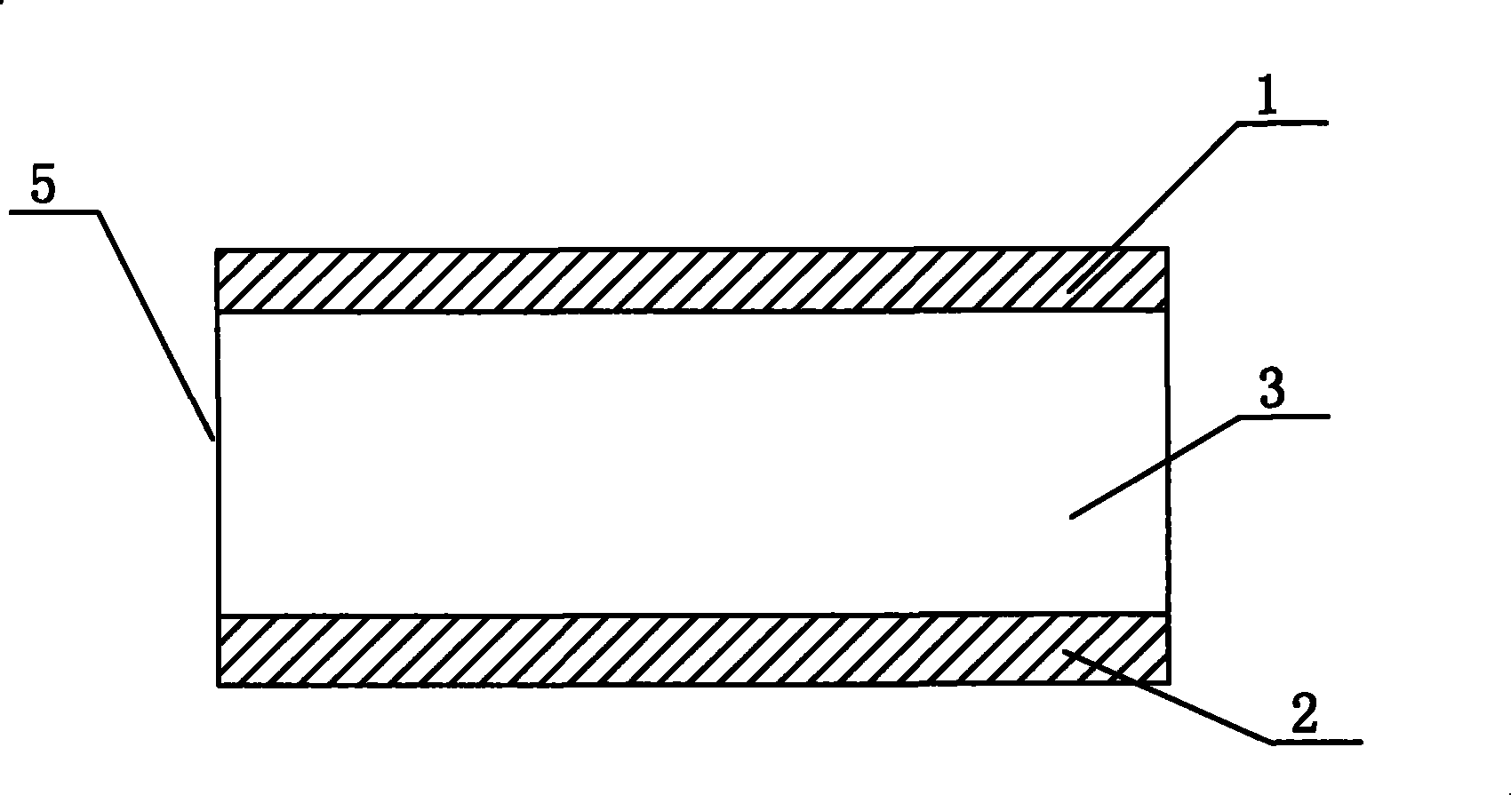 Platinum-tantalum-platinum three-layer composite screen and method for producing the same