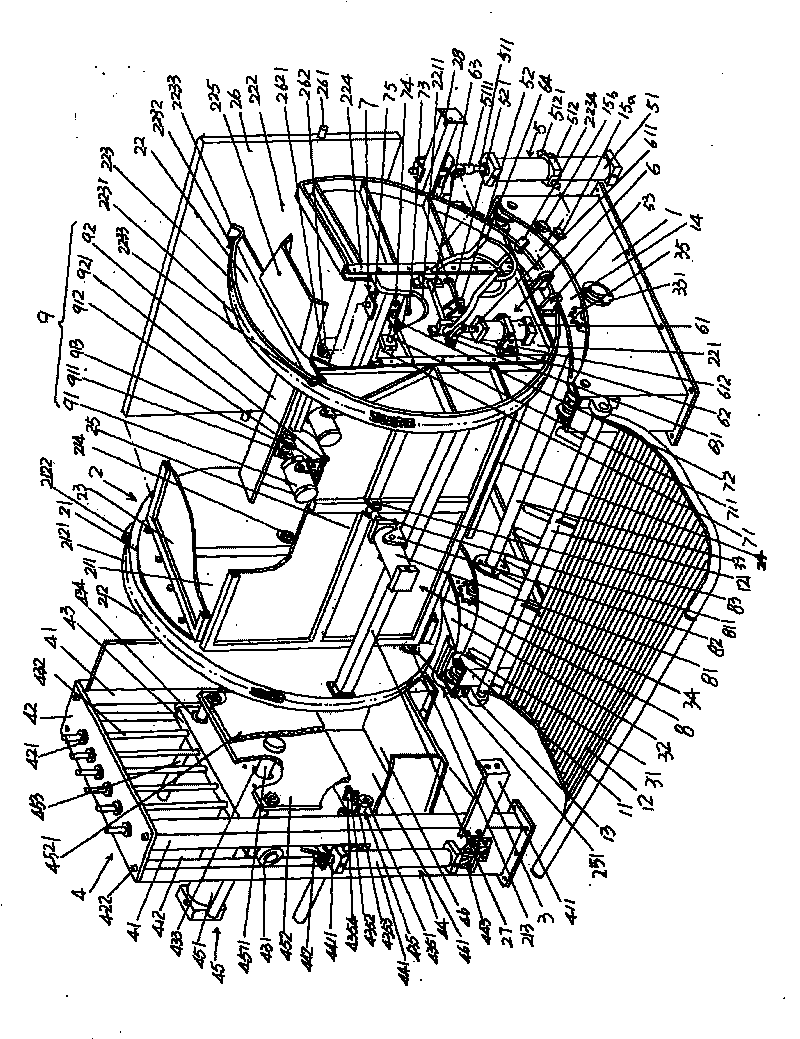 Cattle head controlling device of cattle slaughter machine