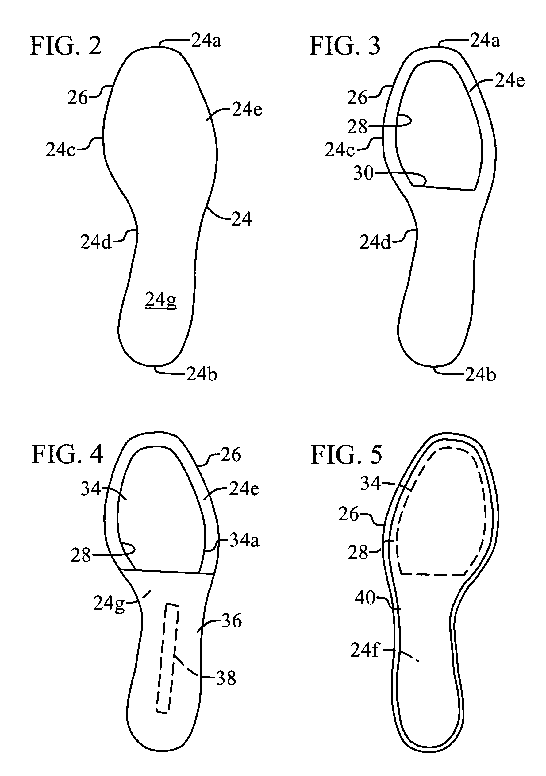 High heel shoe cushion system