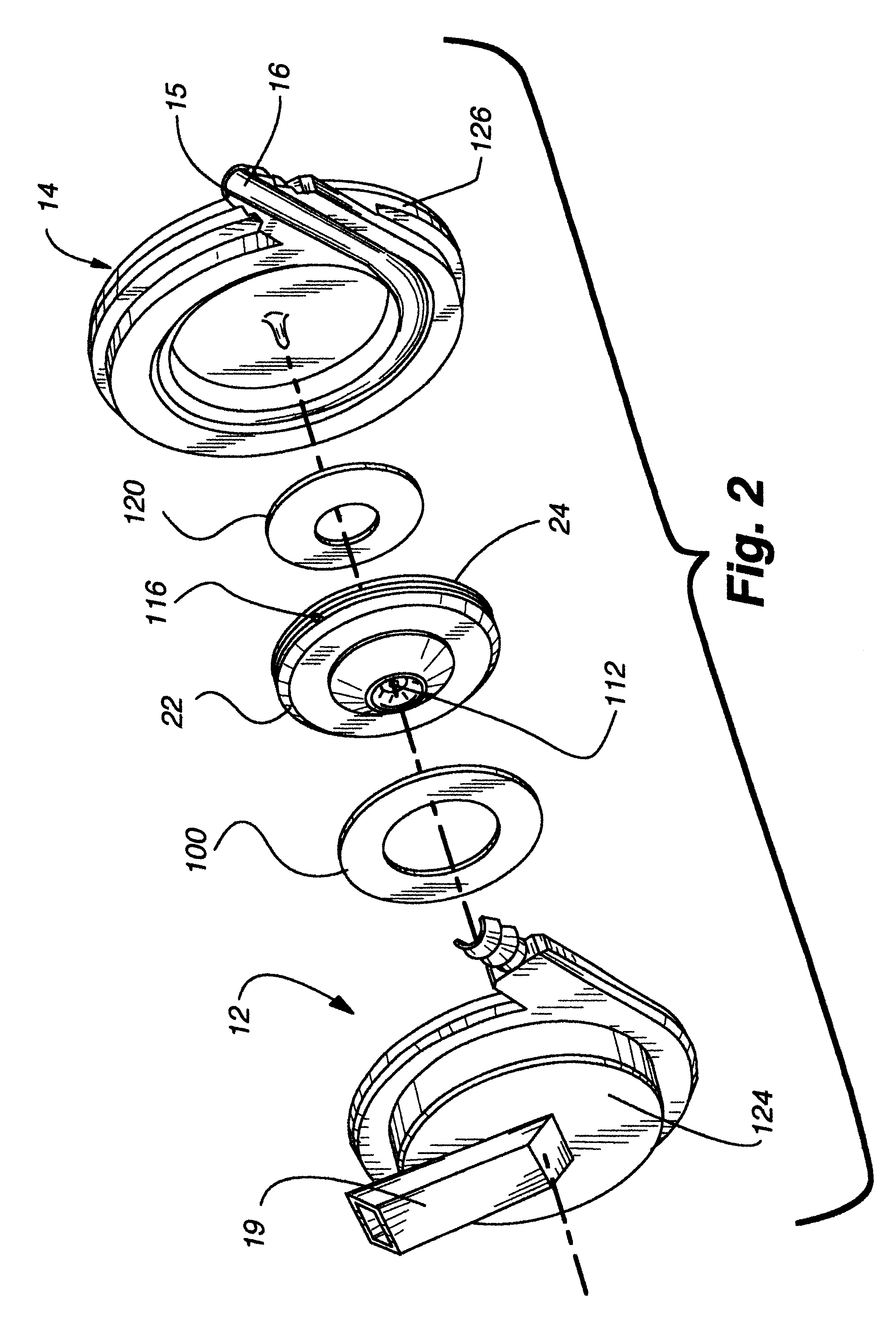 Electromagnetically suspended and rotated centrifugal pumping apparatus and method