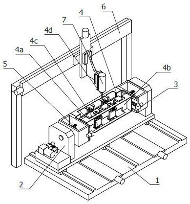 Exhaust pipe deep bolt hole machining equipment