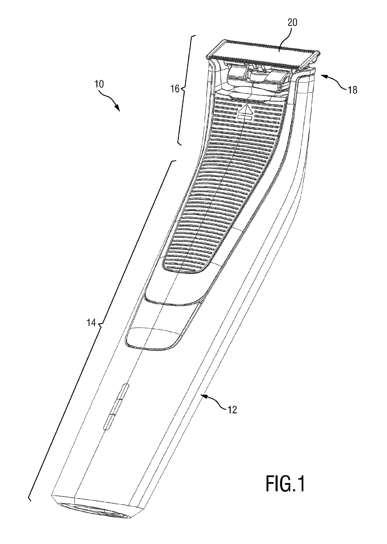 Coupling mechanism for a drive train of a hair cutting appliance