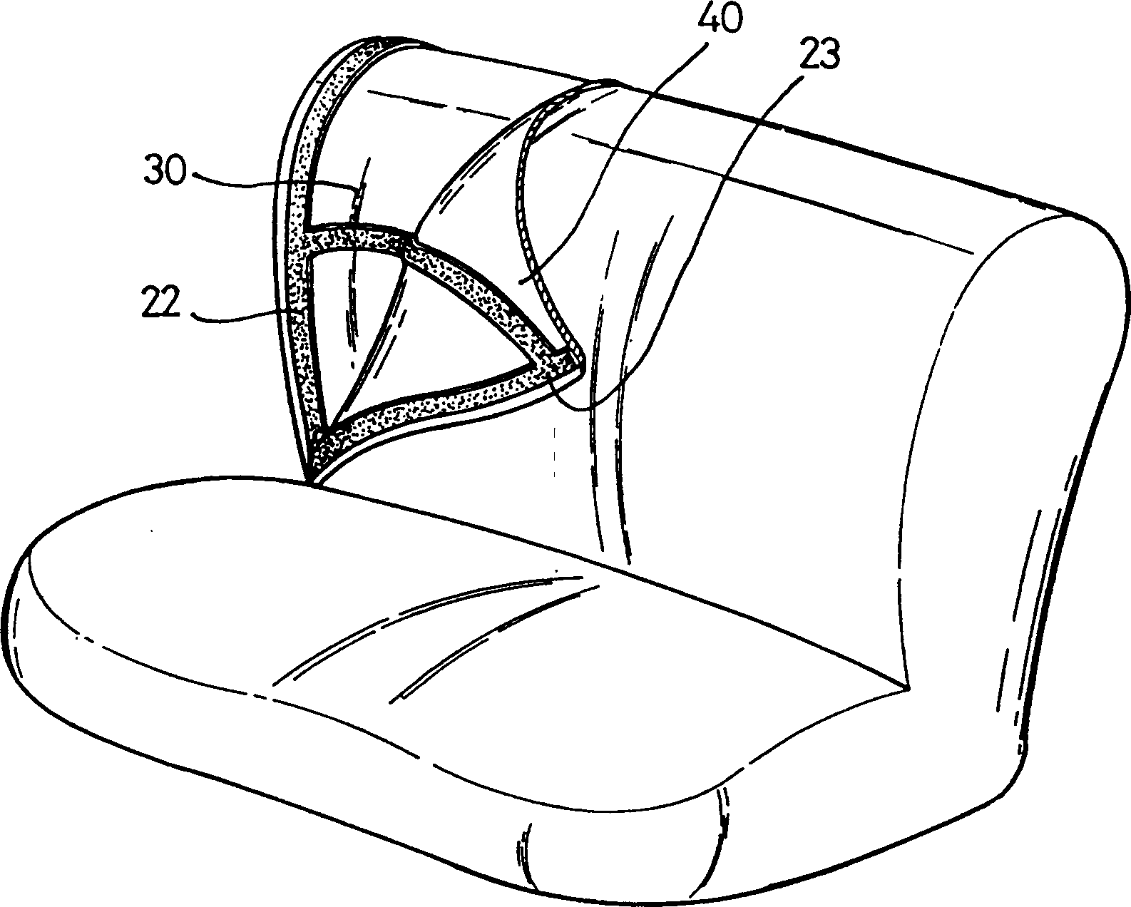 Method for embedding fastening piece to seat cushion