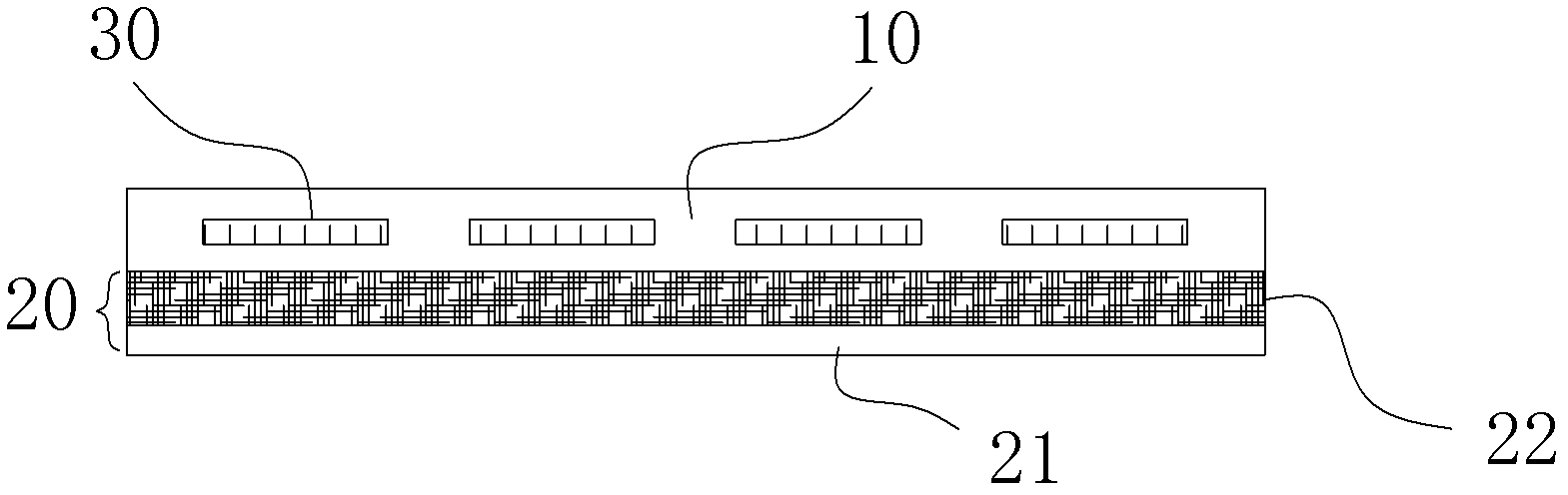 Composite material having solar cell and production method thereof