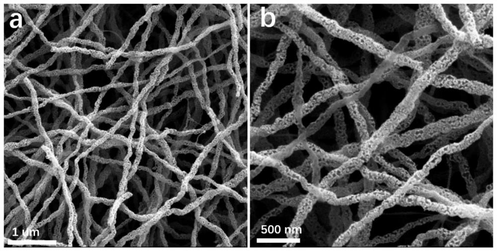 Preparation method of defective nanofiber carbon carrier coupled iron monatomic catalyst