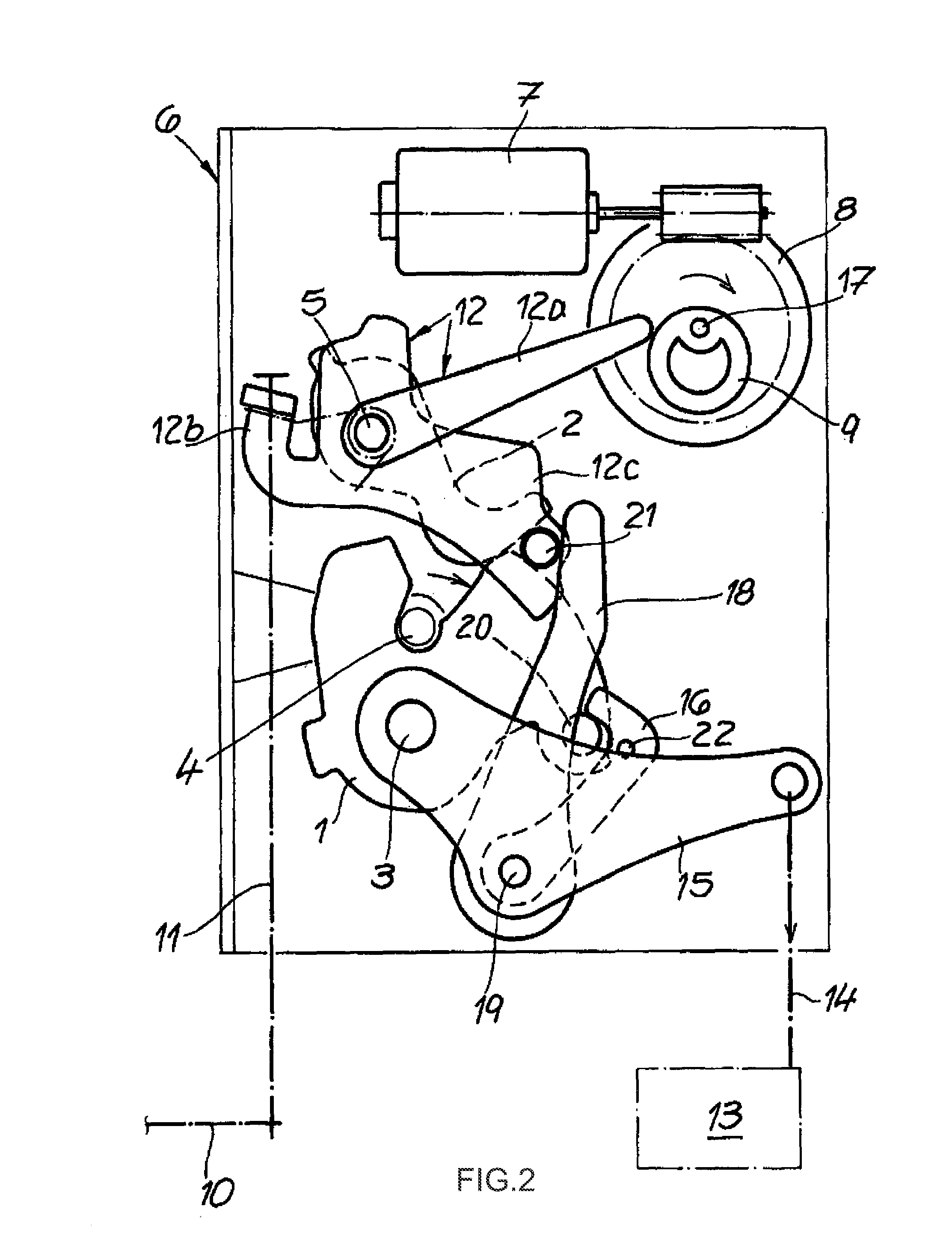 Motor vehicle door lock