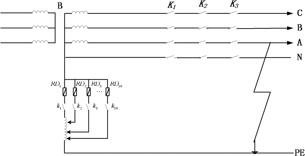 Method for selectively clearing single-phase ground fault of ship shore power system