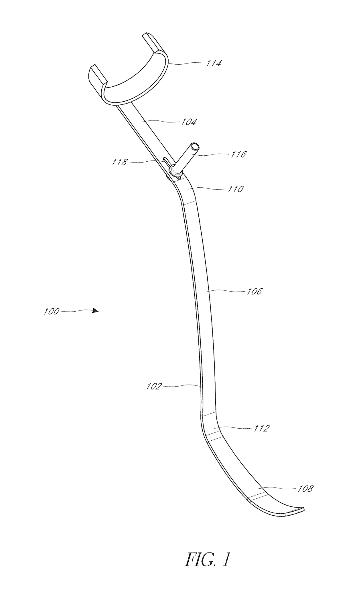 Crutch with energy storage and energy return