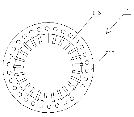 Assembly process for stator of 3MW permanent magnet synchronous wind-driven generator