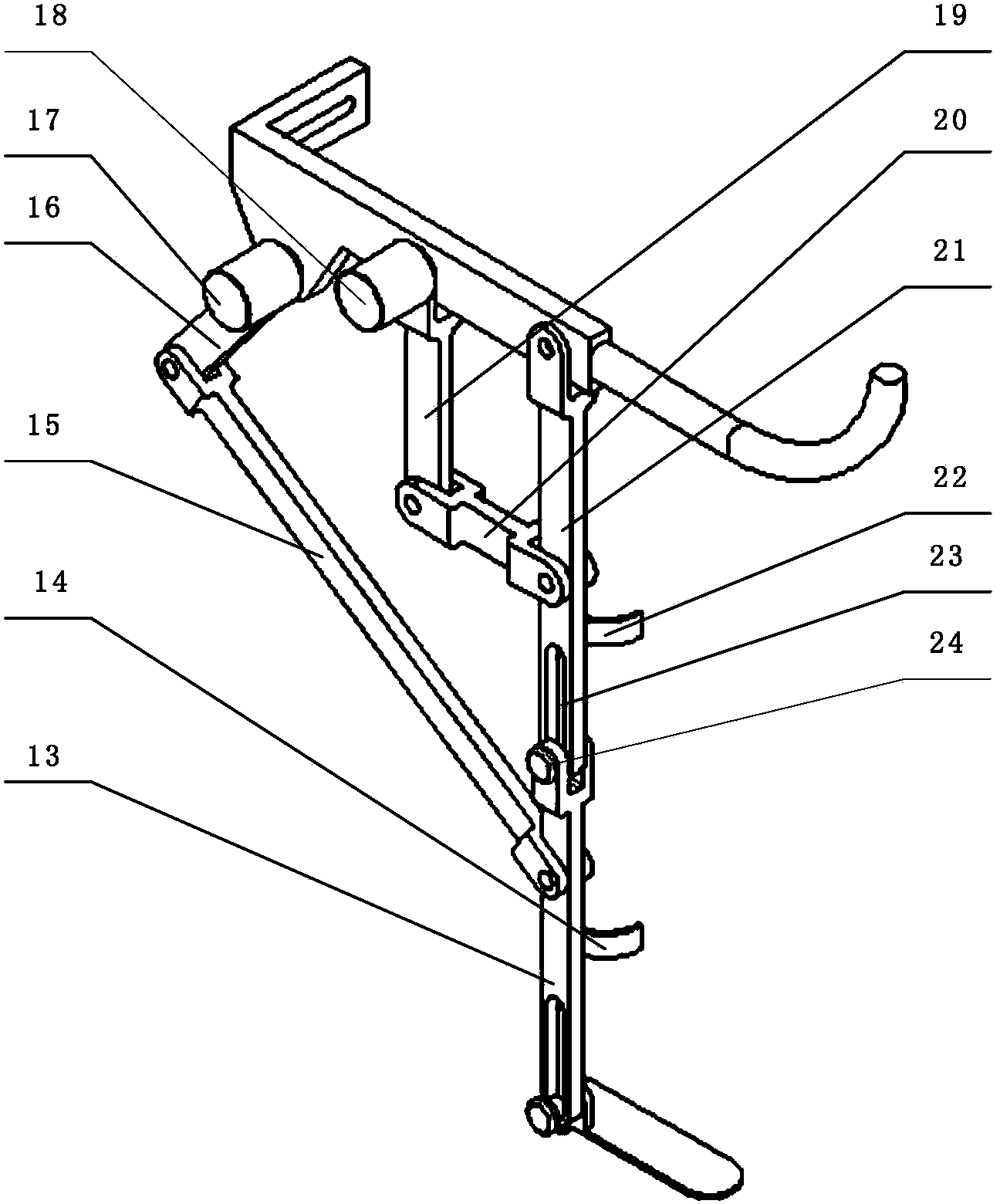 Wearable lower limb rehabilitation training device