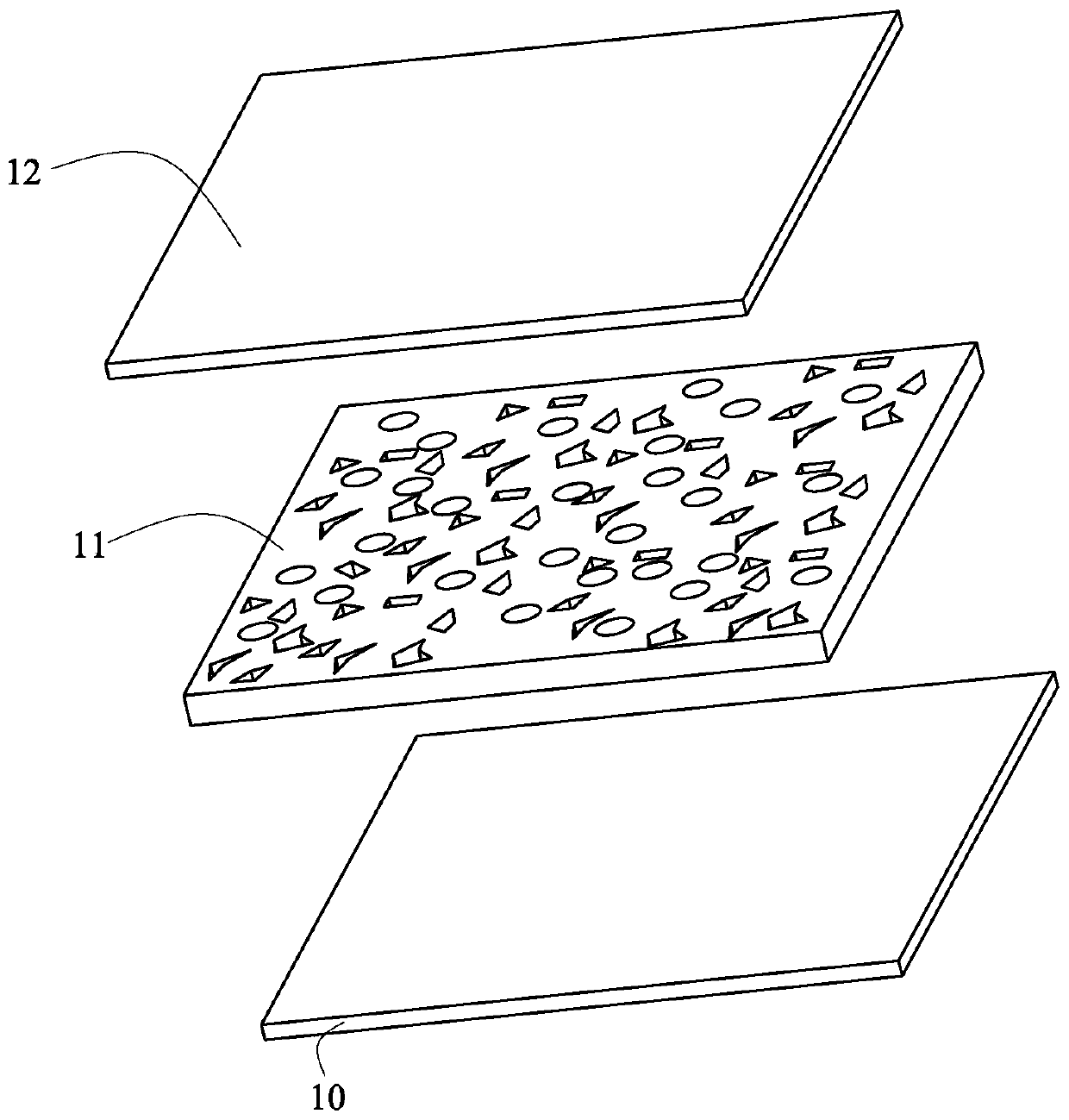 Anti-shock and wear-resistant self-lubricating material based on polyketone, composite board and preparation method of composite board