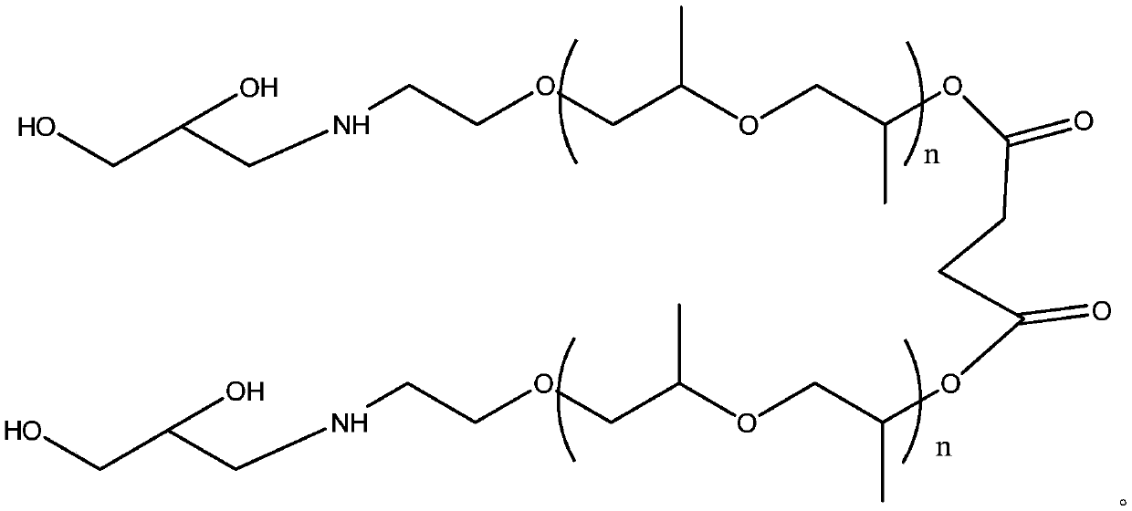 Emulsifier for low-solid-content waterborne epoxy resin coating and preparation method thereof