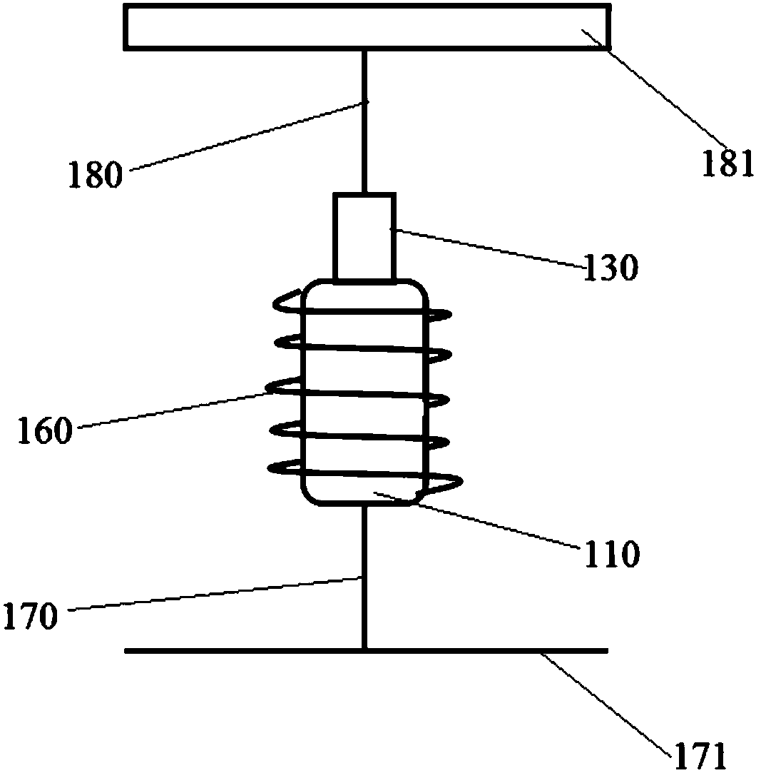 Damping-variable automotive suspension shock absorber and control method thereof