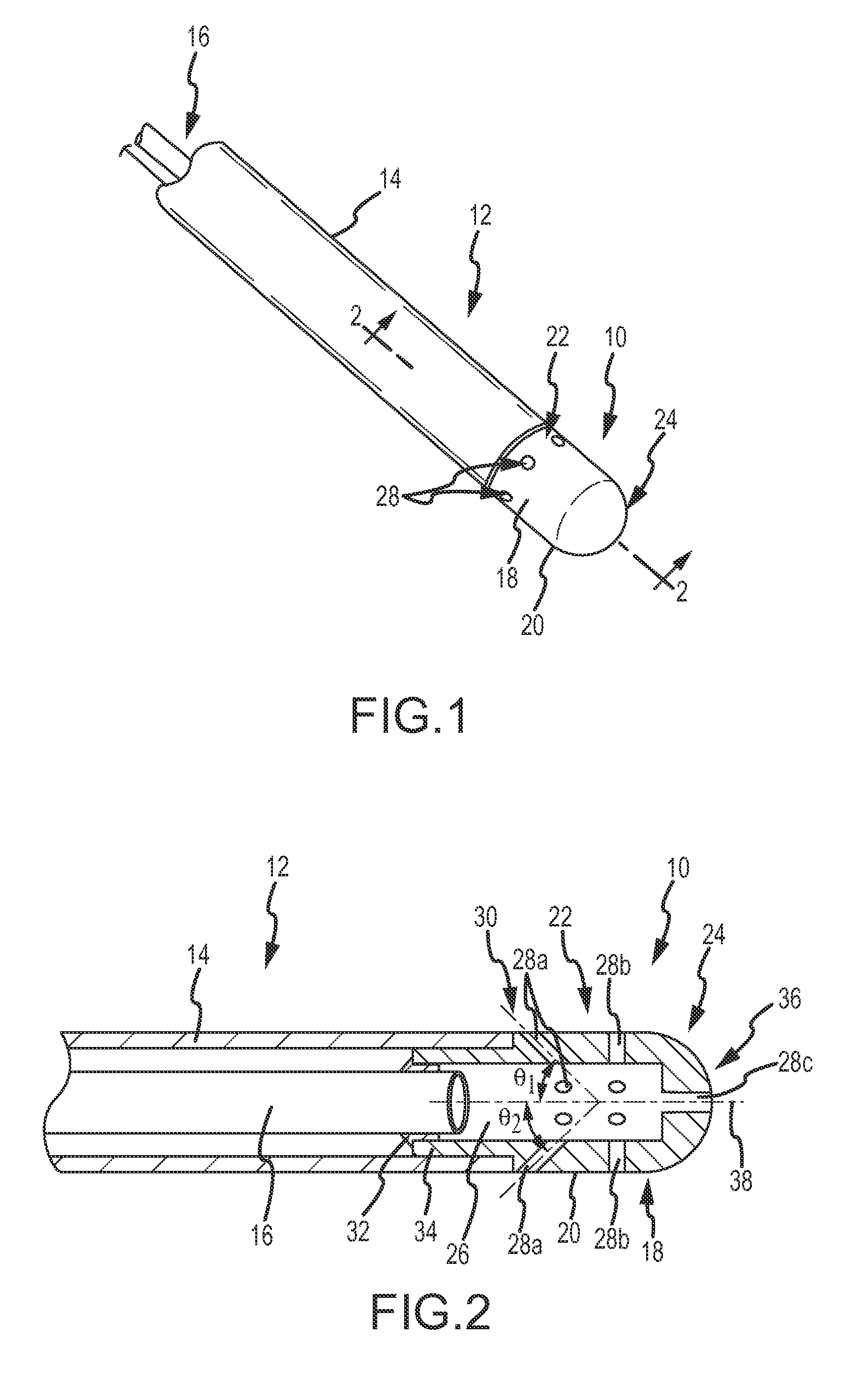 Irrigated ablation electrode having proximal direction flow