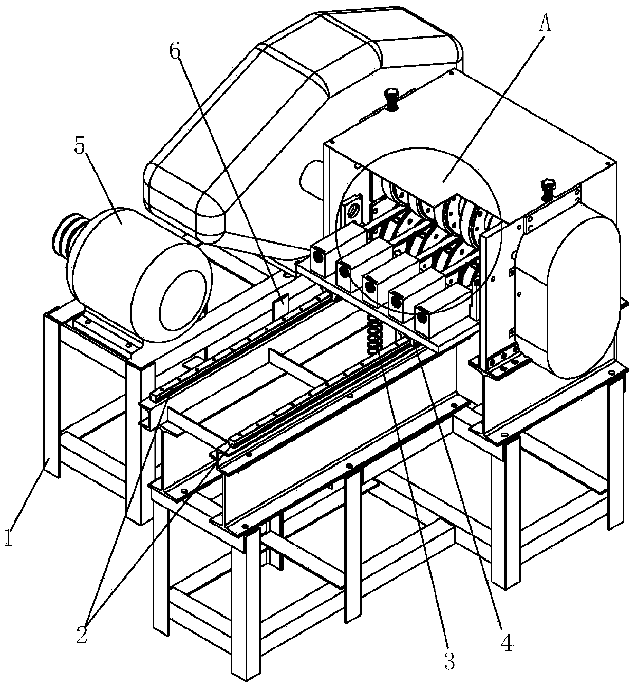 Processing equipment for supporting sleeve of wall pull screw