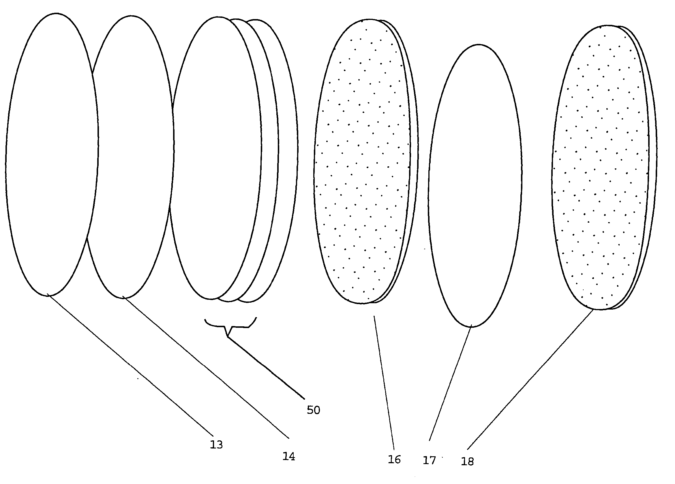 Rugate optical lens to prevent macular degeneration