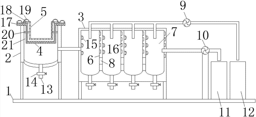 Sewage treatment device with convenient use and good treatment effect