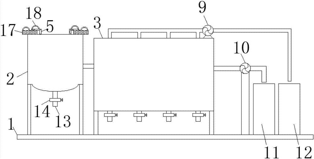 Sewage treatment device with convenient use and good treatment effect