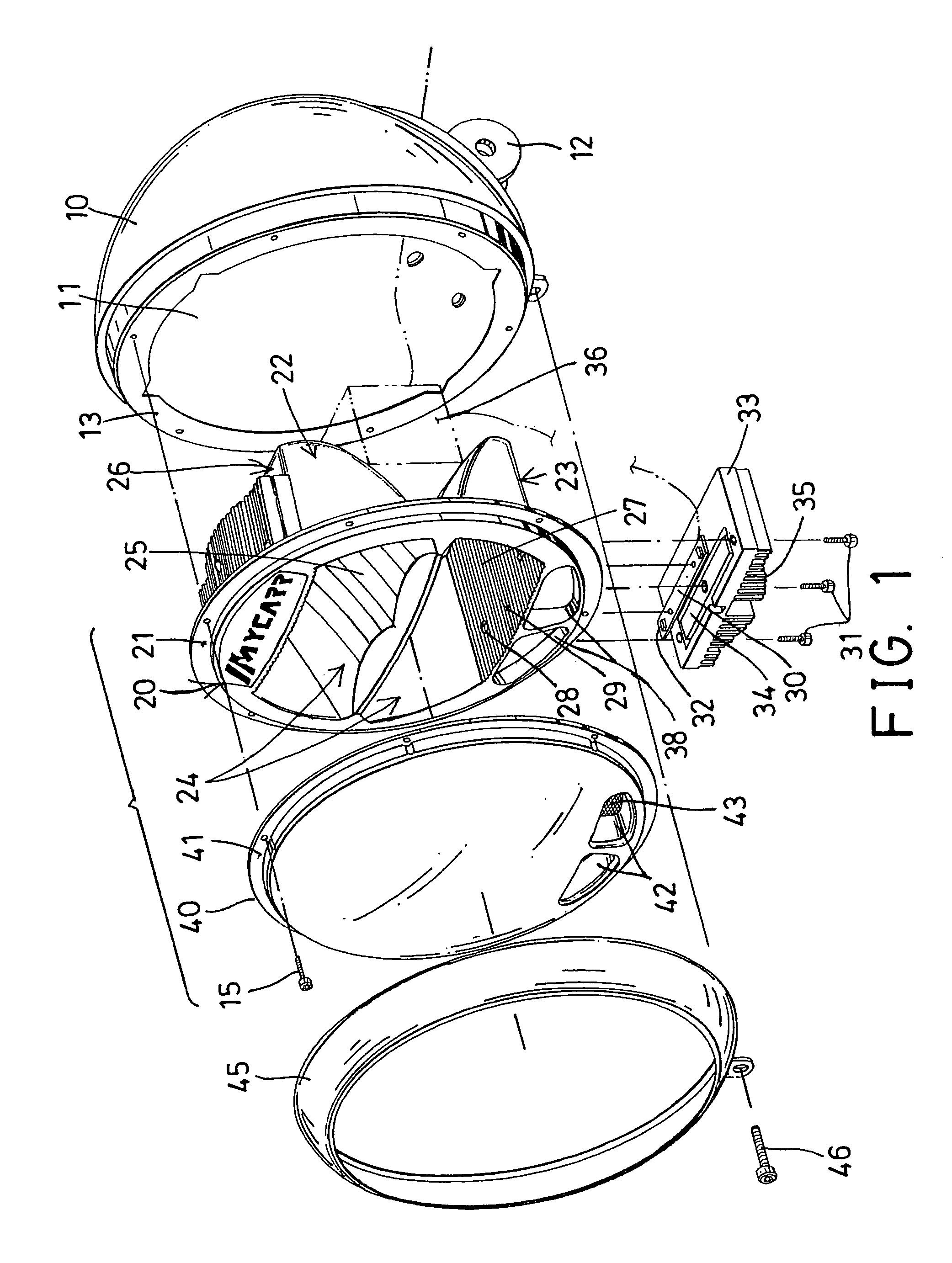 Vehicle head light device